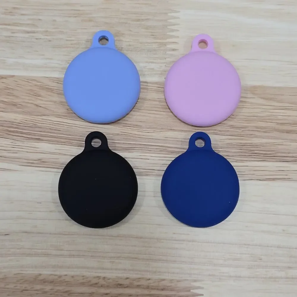 4 Pack AirTag Holder Keychain Case for Apple AirTag Silicone Tracker Cover Skin